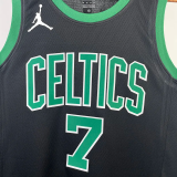 22-23 CELTICS BROWN #7 Black Top Quality Hot Pressing NBA Jersey (Trapeze Edition)