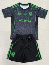 25-26 Tigres UANL Third Kids Soccer Jersey