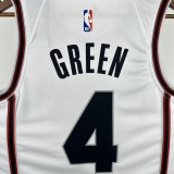 24-25 ROCKETS GREEN #4 White City Edition Top Quality Hot Pressing NBA Jersey
