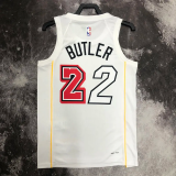 22-23 HEAT BUTLER #22 White City Edition Top Quality Hot Pressing NBA Jersey