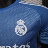 25-26 RMA Blue GoalKeeper Player Version Soccer Jersey