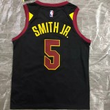 CLEVELAND SMITH JR. # 5 Black Top Quality Hot Pressing NBA Jersey