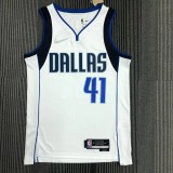 21-22 Dallas NOWITZKI #41 White 75th Anniversary Top Quality Hot Pressing NBA Jersey