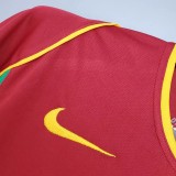 2002 Portugal Home Retro Soccer Jersey