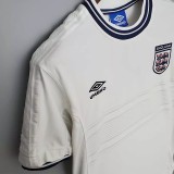 2000 England Home Retro Soccer Jersey