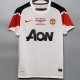 2010-2011 Man Utd UCL Version Away White Retro Soccer Jersey(胸前决赛字)