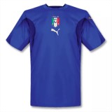 2006 Italy Home Blue Retro Soccer Jersey