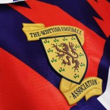 1991-1993 Scotland White Retro Soccer Jersey