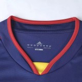 2010 Spain Away Long Sleeve Retro Soccer Jersey(带胸前决赛字)