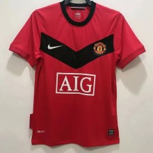 2009-2010 Man Utd Home Retro Soccer Jersey
