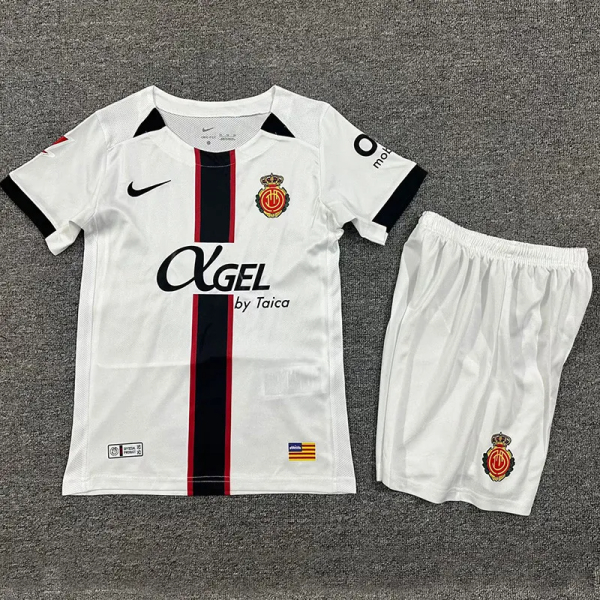 25-26 Mallorca Away Kids Soccer Jersey 1:1 Thai Quality