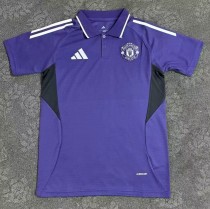 25-26 Man Utd Purple Polo Short Sleeve