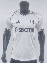25-26 Fulham Home Player Version Soccer Jersey 1:1 Thai Quality