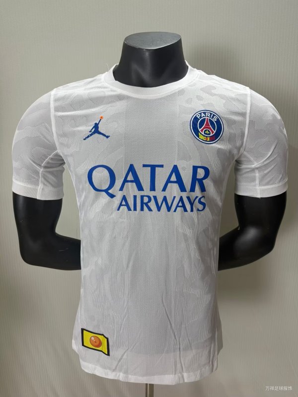 25-26 PSG White Special Edition Player Version Soccer Jersey 1:1 Thai Quality*七龙珠