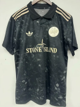 24-25 Aja× Black Special Edition Fans Soccer Jersey