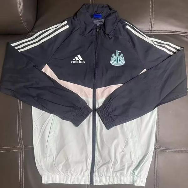 25-26 Newcastle Black White Windbreaker