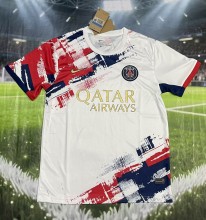 25-26 PSG White Special Edition Fans Training shirts 1:1 Thai Quality