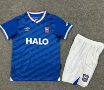 25-26 Ipswich Home Kids Soccer Jersey 1:1 Thai Quality