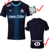 25-26 Marseille Away 1:1 Fans Soccer Jersey