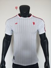 25-26 Man Utd White Casual Edition Player Version Training shirts