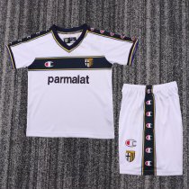 2002-2003 Parma Home Retro Kids Soccer Jersey