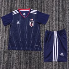 2018 Japan Home Retro Kids Soccer Jersey