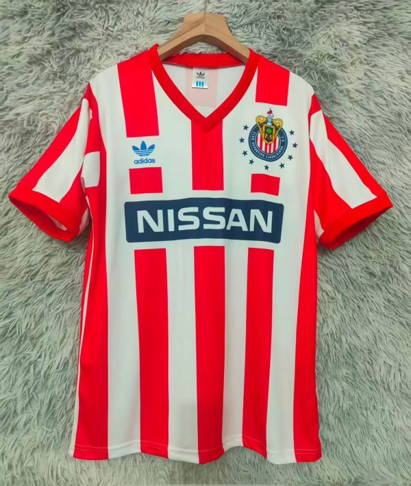 1990-1991 Chivas Home Retro Soccer Jersey