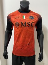 25-26 Napoli Orange All Saints' Day Player Version Soccer Jersey