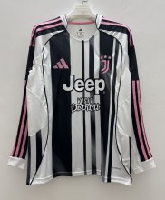 25-26 JUV Home Long sleeves Fans Soccer Jersey（长袖）