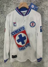 1998 Cruz Azul Away Long Sleeve Retro Soccer Jersey