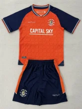 25-26 Luton Town Home Kids Soccer Jersey