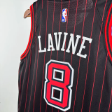 25-26 BULLS LAVINE #8 Black Top Quality Hot Pressing NBA Jersey (Trapeze Edition) 飞人版
