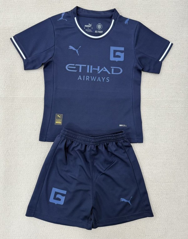 25-26 Girona Third Kids Soccer Jersey