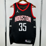 23-24 Rockets DURANT #35 Black Top Quality Hot Pressing NBA Jersey (Trapeze Edition)飞人版
