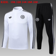 25-26 Germany High Quality Kids Half Pull Tracksuit
