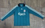 2008-2009 LIV Away Long Sleeve Retro Soccer Jersey