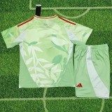 25-26 Italy Away Fans Kids Soccer Jersey