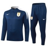 25-26 Uruguay High Quality Half Pull Tracksuit