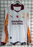 25-26 Galatasaray Away Long Sleeve Fans Soccer Jersey (五星)
