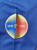 1999 BAR Home 100th Anniversary Version Long sleeves Retro Kids Soccer Jersey