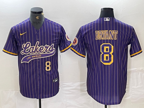 2025 MLB Los Angeles Lakers New Pattern Jersey