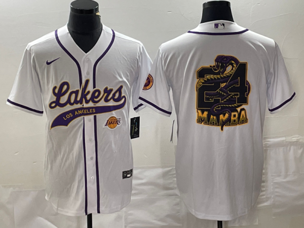 2025 MLB Los Angeles Lakers New Pattern Jersey