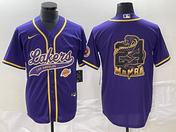2025 MLB Los Angeles Lakers New Pattern Jersey