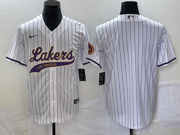 2025 MLB Los Angeles Lakers New Pattern Jersey