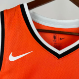 25-26 Clippers GEORGE #13 Orange City Edition Top Quality Hot Pressing NBA Jersey