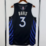 25-26 Dallas Mavericks DAVIS #3 Black City Edition Top Quality Hot Pressing NBA Jersey(V领)