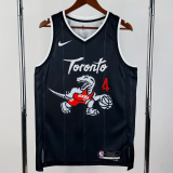 25-26 Raptors BARNES #4 Black City Edition Top Quality Hot Pressing NBA Jersey