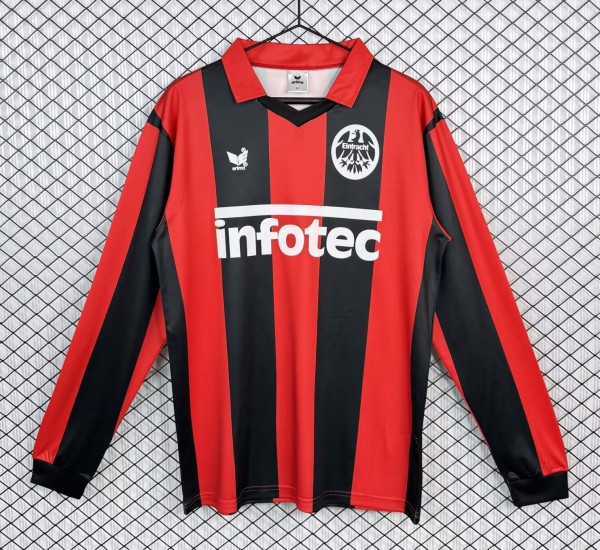 1983-1984 Frankfurt Home Long Sleeve Retro Soccer Jersey