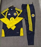26-27 Scotland High Quality Half Pull Tracksuit