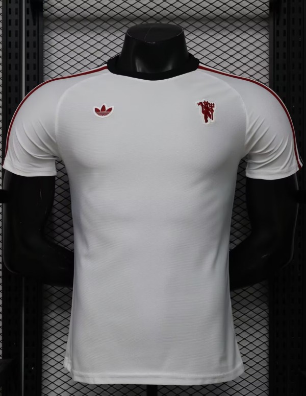 26-27 Man Utd White Player Version Training shirts